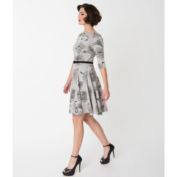 Unique Vintage Spiderweb Dress modcloth - Picture 3 of 3